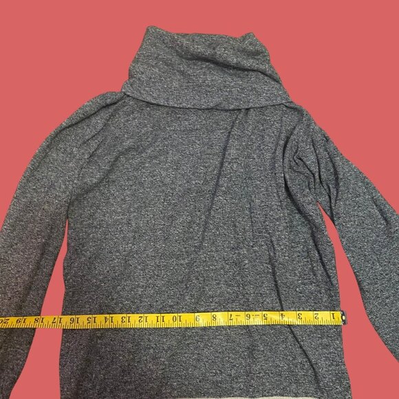 🖤 Roots Canada Cozy Dark Grey Cowl Neck Sweater (Size S) - Picture 4 of 6